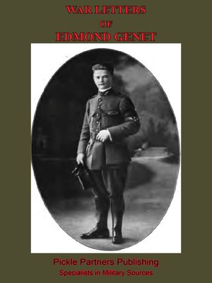 cover image of War Letters of Edmond Genet